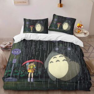 Alternative view of My Neighbor Totoro All Characters 40 Duvet Cover