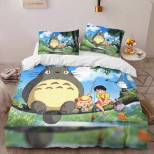 Alternative view of My Neighbor Totoro All Characters 5 Duvet Cover
