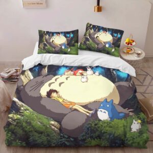 Alternative view of My Neighbor Totoro All Characters 7 Duvet Cover