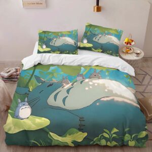 Alternative view of My Neighbor Totoro All Characters 9 Duvet Cover