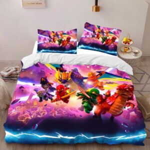 Alternative view of Ninjago All Characters 1010 Duvet Cover