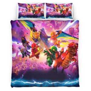 Ninjago All Characters 1010 Duvet Cover