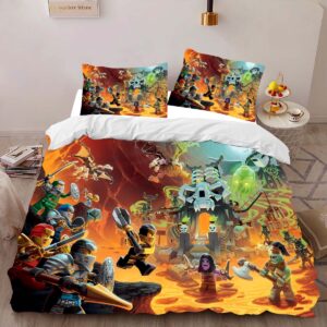 Alternative view of Ninjago All Characters 1011 Duvet Cover