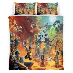 Ninjago All Characters 1011 Duvet Cover