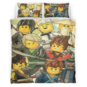Ninjago All Characters 1015 Duvet Cover