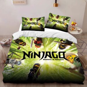 Alternative view of Ninjago All Characters Fight 1012 Duvet Cover