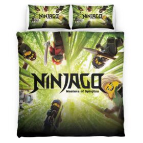 Ninjago All Characters Fight 1012 Duvet Cover