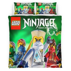 Ninjago All Characters Fight 1013 Duvet Cover