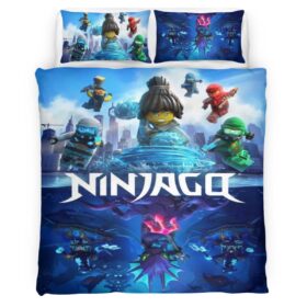 Ninjago All Characters Fight 1015 Duvet Cover