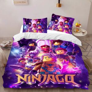 Alternative view of Ninjago All Characters Fight 1017 Duvet Cover