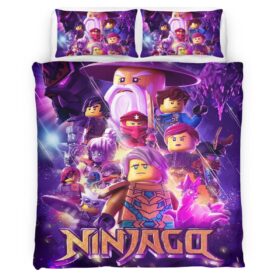 Ninjago All Characters Fight 1017 Duvet Cover
