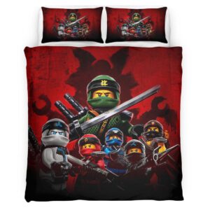 Ninjago All Characters LLoyd Kai Jay Nya Cole Zane Duvet Cover