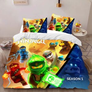 Alternative view of Ninjago Season 1 All Characters 101 Duvet Cover