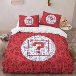 Alternative view of Nintendo Super Mario Game Duvet Cover