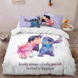 Alternative view of Ohana means family Lilo And Stitch 3 Duvet Cover