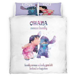 Ohana means family Lilo And Stitch 3 Duvet Cover
