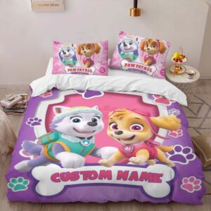 Alternative view of Paw Patrol Everest and Skye Custom Duvet Cover