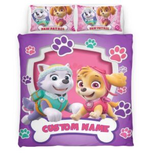 Paw Patrol Everest and Skye Custom Duvet Cover