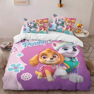 Alternative view of Paw Patrol Girl Pup Power Everest and Skye Duvet Cover
