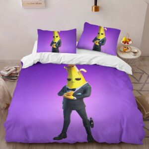 Alternative view of Peely Fortnite Skin Duvet Cover