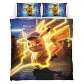 Pikachu Detective 2 Duvet Cover