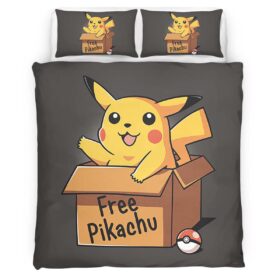 Pikachu Pokemon 4 Duvet Cover