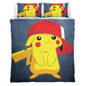 Pikachu with hat cute Duvet Cover