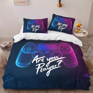 Alternative view of Playstation Are You Player Duvet Cover