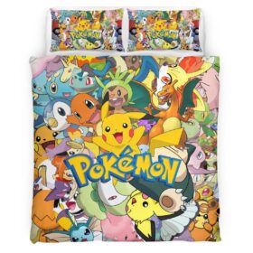 Pokemon All Characters Duvet Cover
