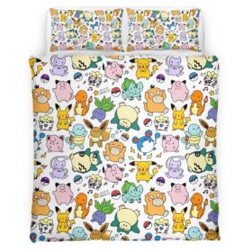 Pokemon All Characters 5 Duvet Cover
