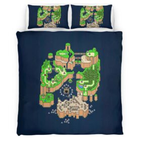 Pokemon Map Duvet Cover