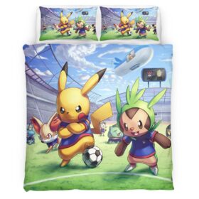 Pokemon Pikachu Football 2 Duvet Cover
