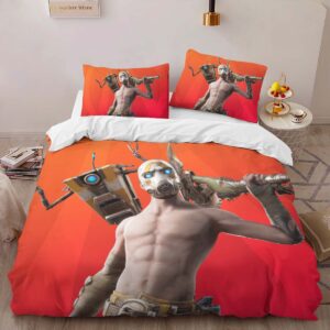 Alternative view of Psycho Bandit Fortnite Skin Duvet Cover