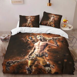 Alternative view of Psycho Bandit Fortnite Skin 4 Duvet Cover