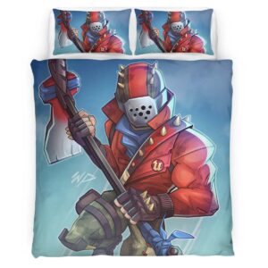 Rust Lord Battle Pass Season 3 Fortnite Duvet Cover