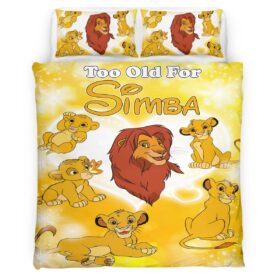 Simba The Lion King Too Old For Simba Duvet Cover