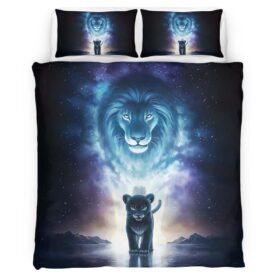 Simba and Mufasa The Lion King 04 Duvet Cover
