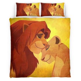 Simba and Mufasa The Lion King Duvet Cover