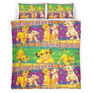 Simba and Nala The Lion King Duvet Cover