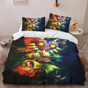 Alternative view of Skull Kid Majoras Mask The Legend of Zelda Character 4 Duvet Cover