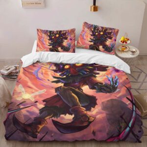 Alternative view of Skull Kid Majoras Mask The Legend of Zelda Character 5 Duvet Cover