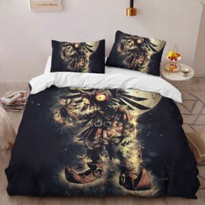 Alternative view of Skull Kid Majoras Mask The Legend of Zelda Character 6 Duvet Cover