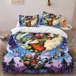 Alternative view of Skull Kid The Legend of Zelda Duvet Cover
