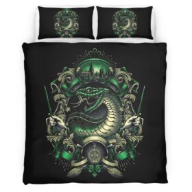 Slytherin House Harry Potter 05 Duvet Cover