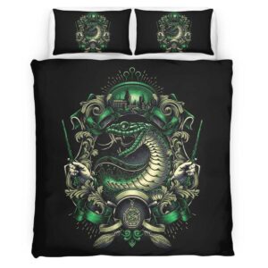 Slytherin House Harry Potter 05 Duvet Cover