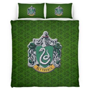 Slytherin House Harry Potter 07 Duvet Cover