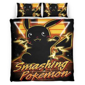 Smashing Pokemon Duvet Cover