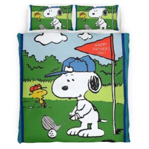 Snoopy Golf Duvet Cover