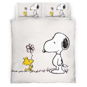 Snoopy and Woodstock Duvet Cover