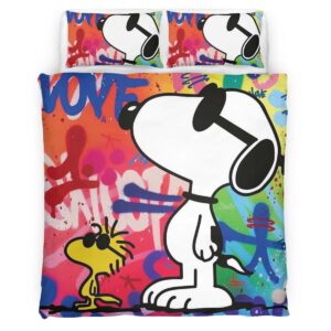 Snoopy and Woodstock 6 Duvet Cover